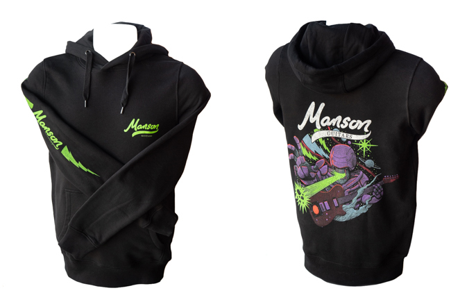 Manson Guitars Hoodie, Black