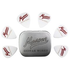 Manson Guitar Works Tortex Plectrum Tin White