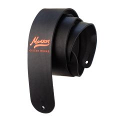 Manson Standard Leather Guitar Strap Red Alert