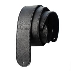 Manson Premium Leather Guitar Strap Black Knight
