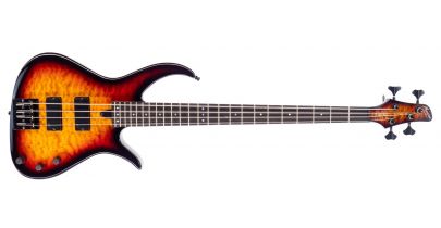 Manson E-Bass John Paul Jones Signature Bass Quilt Top Gloss Vintage Sunburst