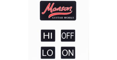 Manson Guitar Works Sustainiac Control Stickers