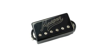 Manson PF-1 Matthew Bellamy Signature Humbucker Bridge Pickup Black Covered Manson Etched 