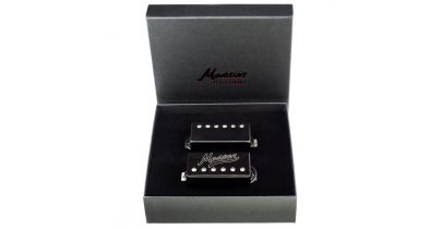 Manson PF-1 Matthew Bellamy Signature Humbucker Pickup Set Black Covered with Etch