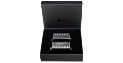 Manson PF-1 Matthew Bellamy Signature Humbucker Pickup Set Chrome Covered with Etch Set