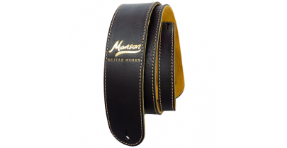 Manson Premium Leather Guitar Strap Classic Gold