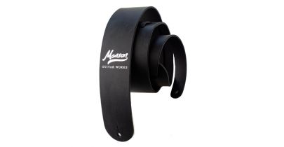 Manson Standard Leather Guitar Strap Silver