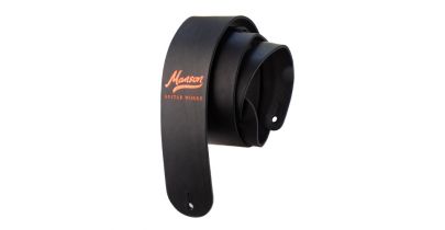 Manson Standard Leather Guitar Strap Red Alert