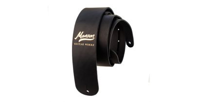 Manson Standard Leather Guitar Strap Gold