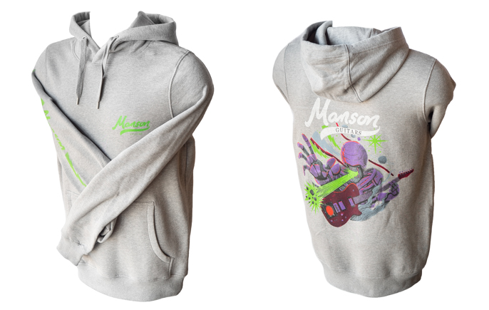 Manson Guitars Hoodie, Grey