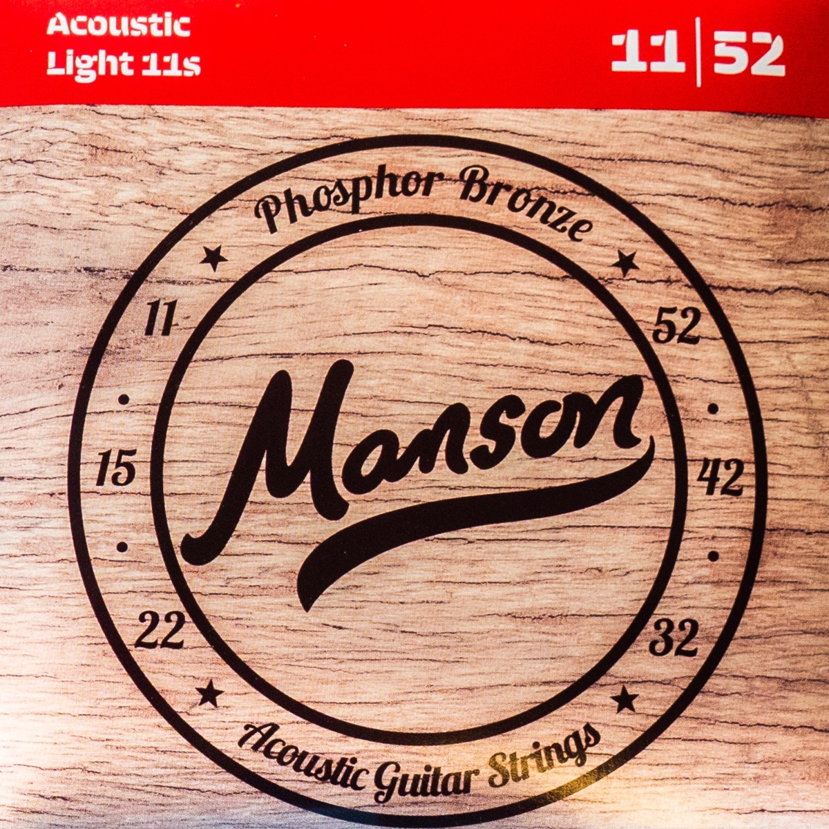 Manson Acoustic Guitar Strings Gauge 11-52