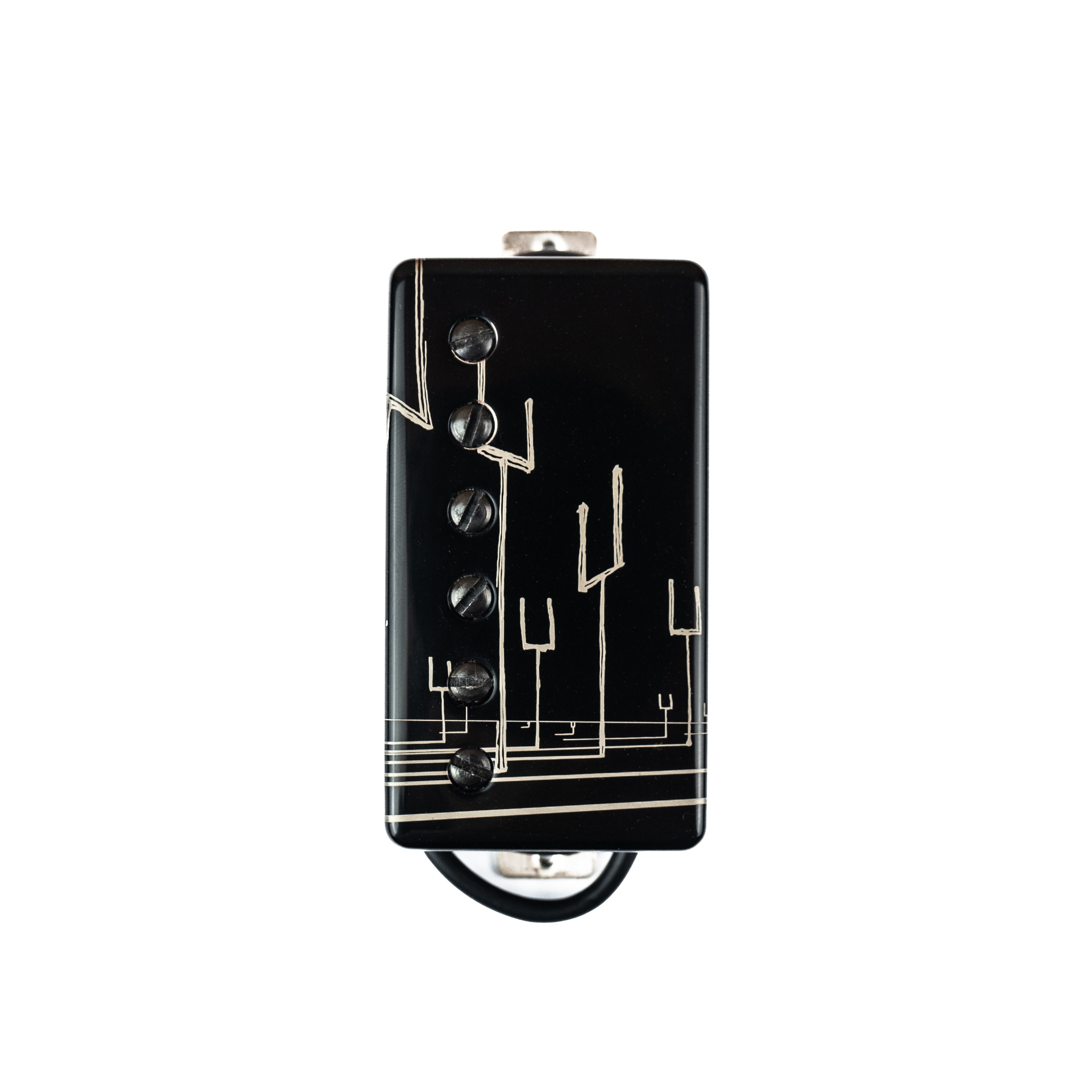 Manson PF-1 Matthew Bellamy Signature Humbucker Neck Pickup Black Covered ORIGIN Etch Left Hand