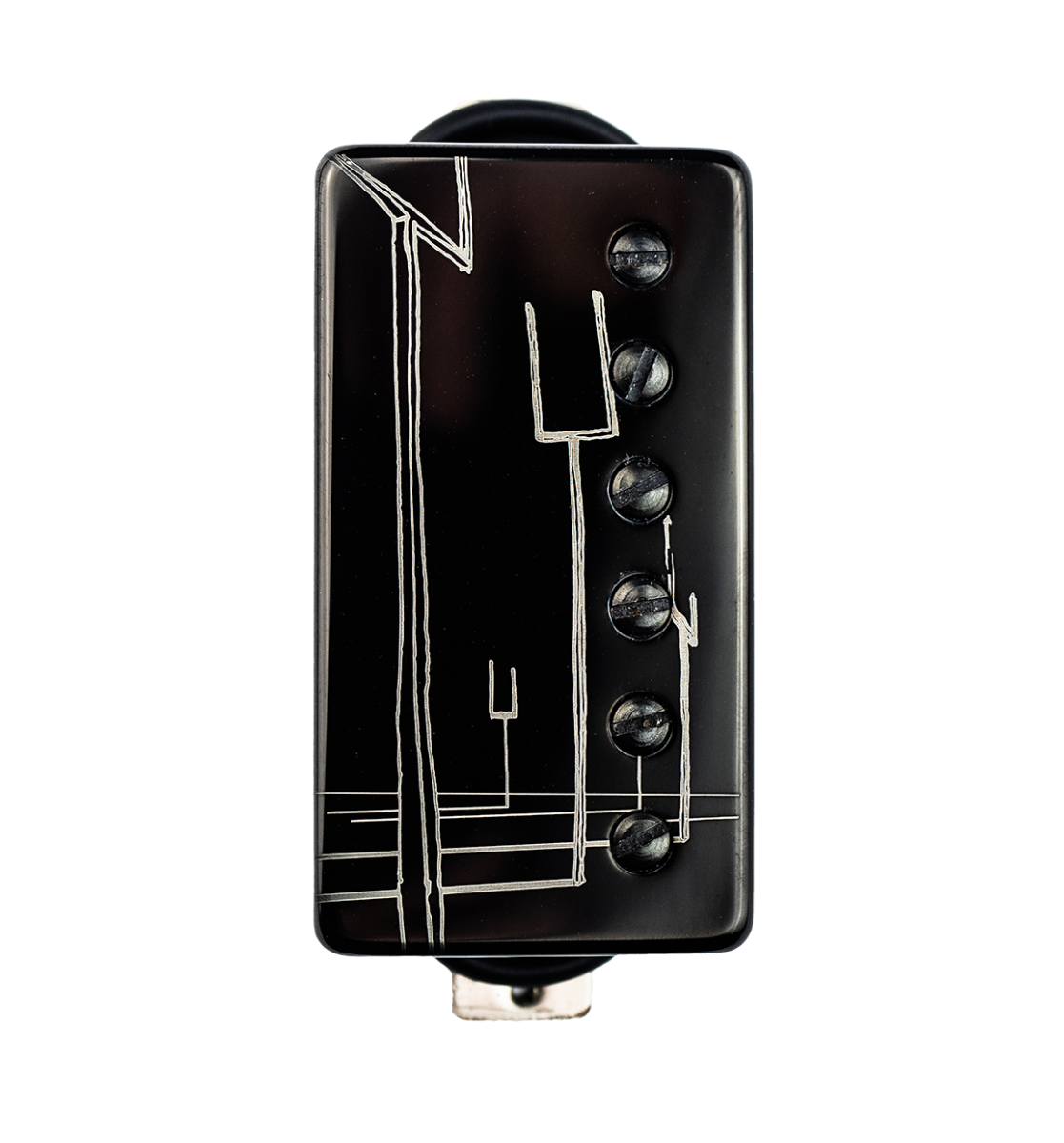 Manson PF-1 Matthew Bellamy Signature Humbucker Neck Pickup Black Covered ORIGIN Etch