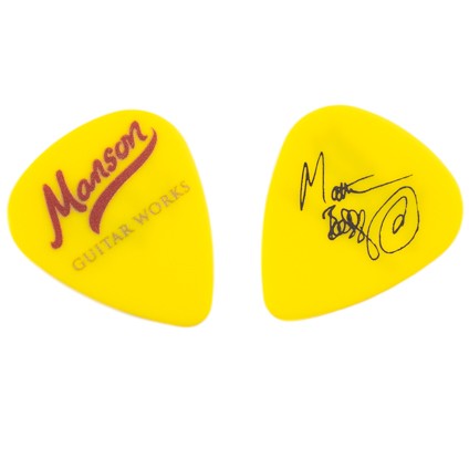 Manson Guitar Works Tortex Plectrum Matthew Bellamy Signature