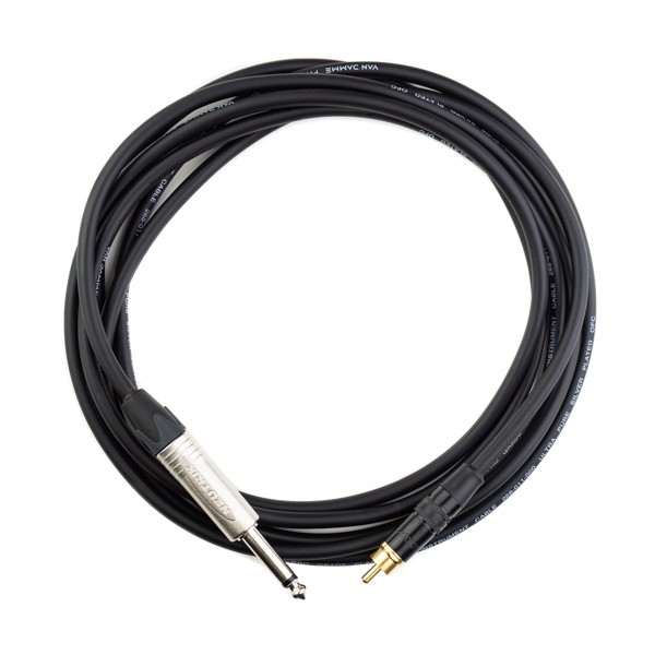 Manson Custom Jack to Phono Cable Black