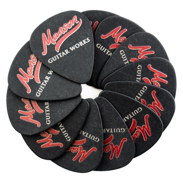 Manson Guitar Works Tortex Plectrum Pack Black