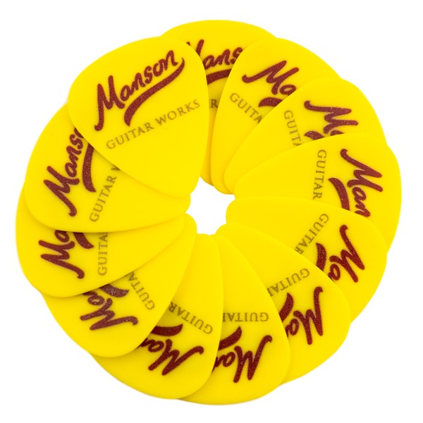 Manson Guitar Works Tortex Plectrum Pack Matthew Bellamy Signature