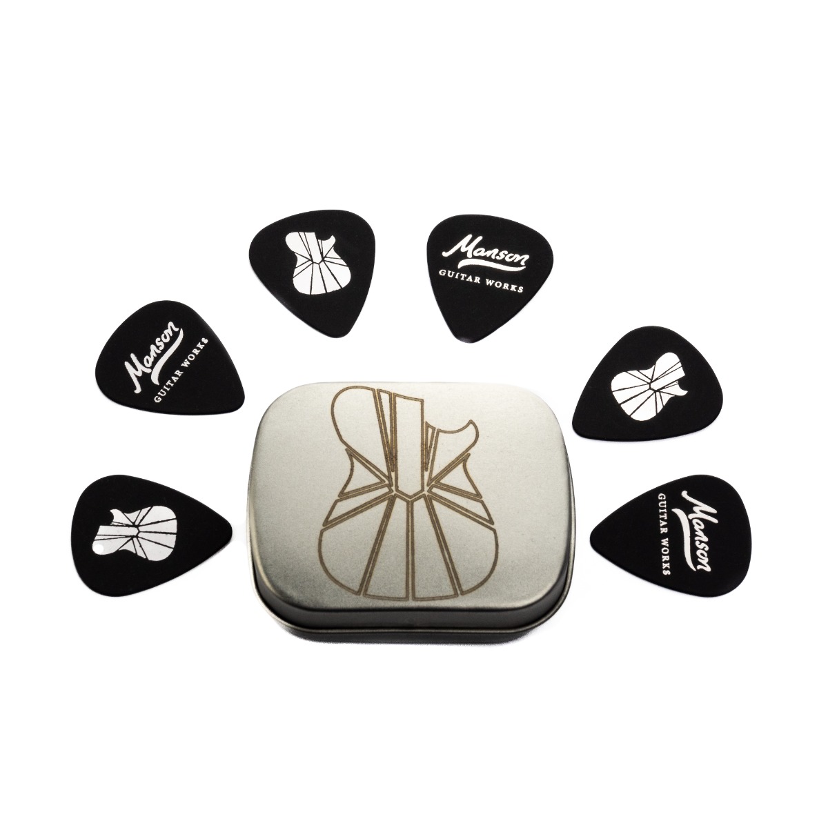 Manson Guitar Works Tortex Plectrum Tin Geo Edition