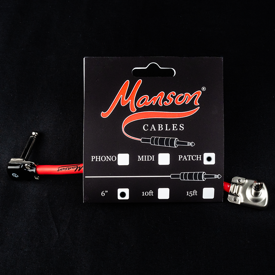 Manson Patch Cable Red