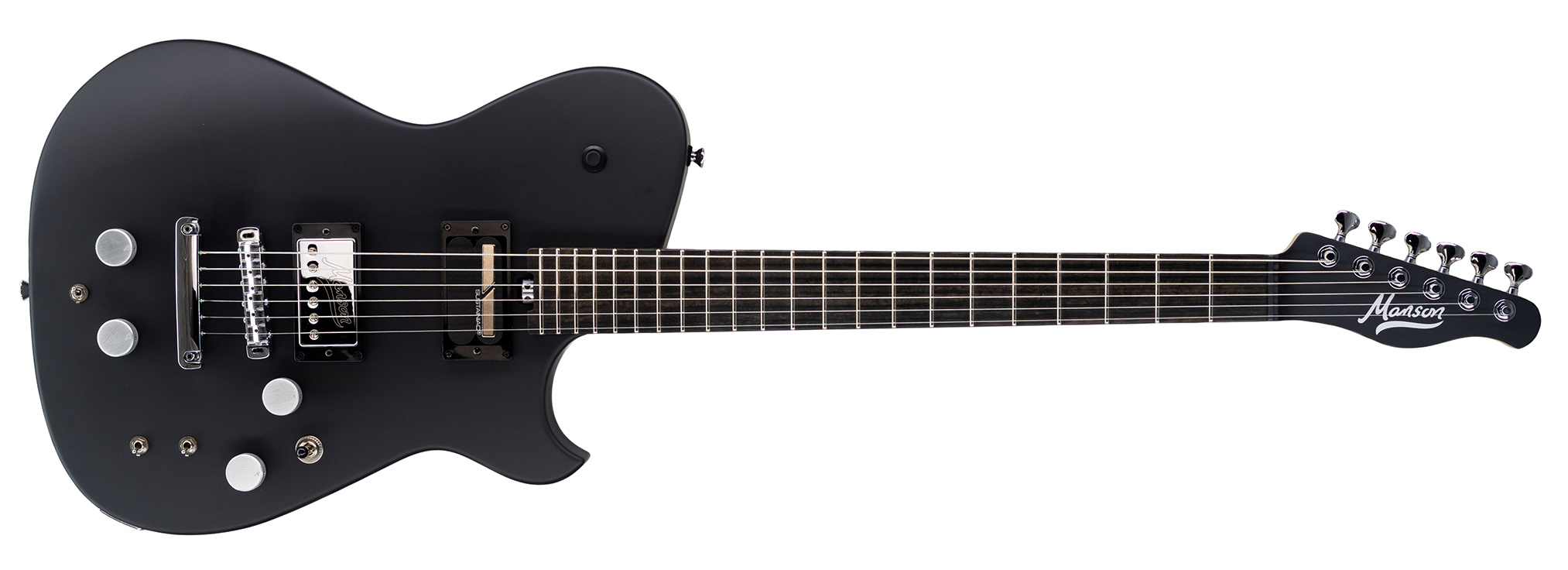 MB-1 New Era Sustainiac and Fuzz Factory, Chrome Hardware, Ebony Fingerboard, Dry Satin Black