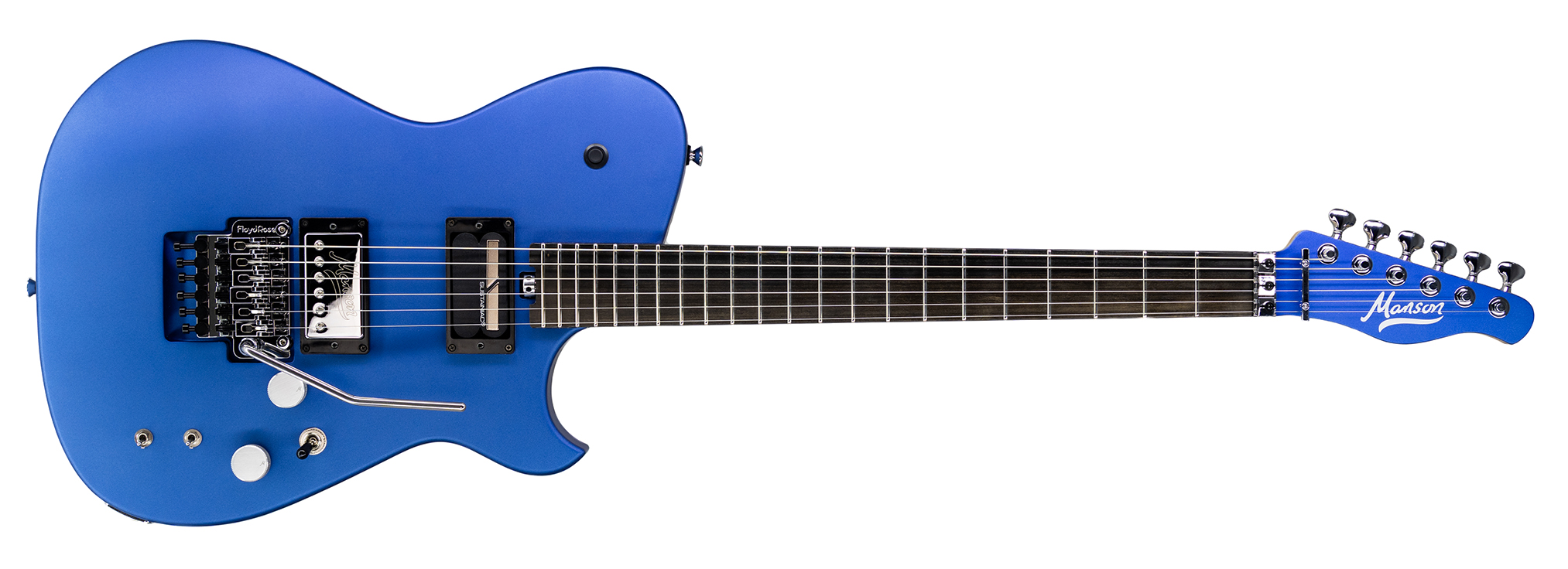 MB-1 New Era Sustainiac with Floyd Rose Chrome Hardware Satin Bluebell 