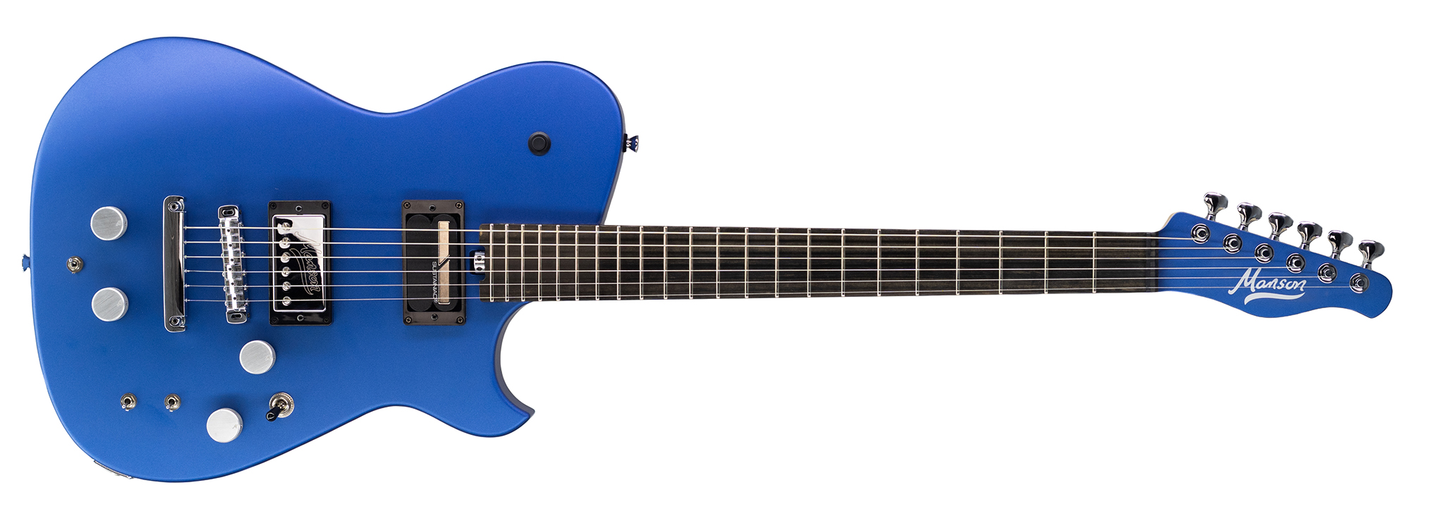 MB-1 New Era Sustainiac and Fuzz Factory, Chrome Hardware, Ebony Fingerboard, Satin Bluebell