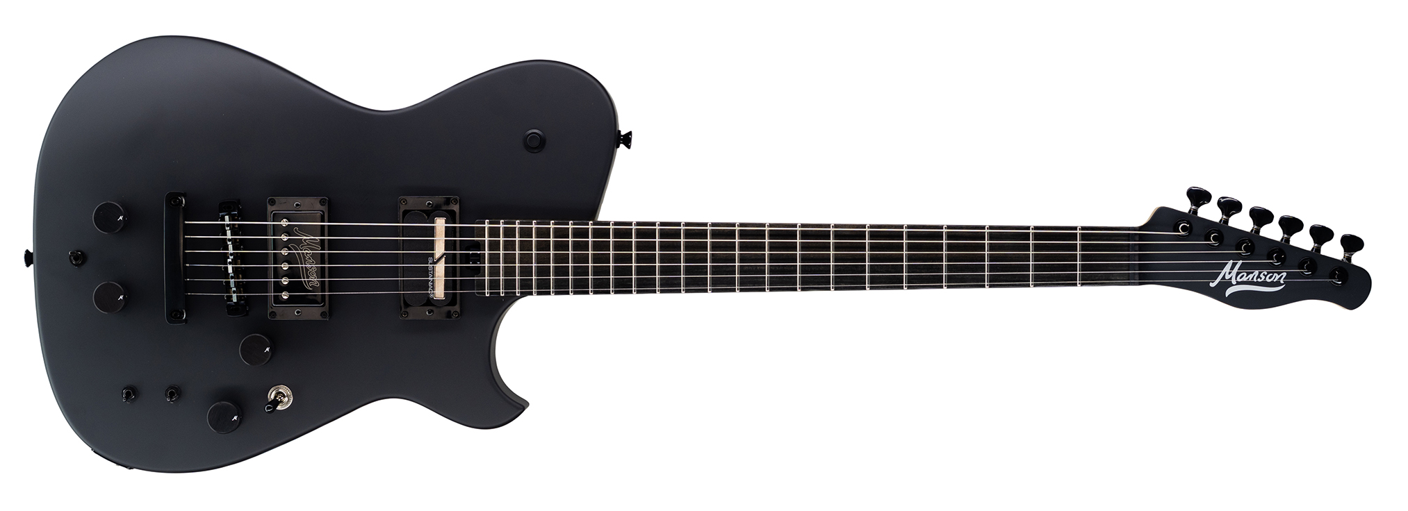 MB-1 New Era Sustainiac and Fuzz Factory, Black Hardware, Ebony Fingerboard, Dry Satin Black