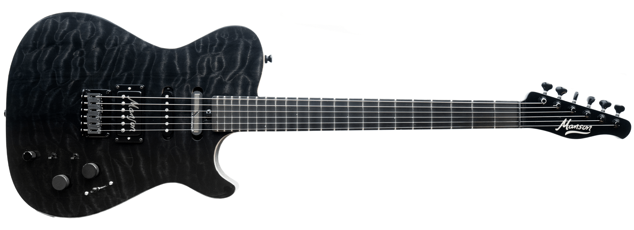 Custom MA Quilt Top Gloss Trans Black